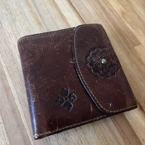 Patricia Nash Brown Leather Wallet
